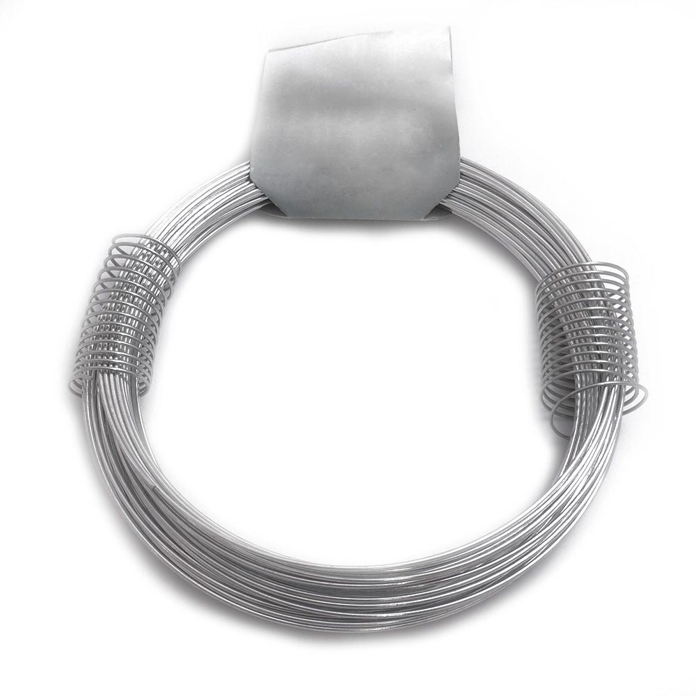 ALAMBRE ZINCADO N° 6, 180 gr, CALIBRE 1,10 mm x 25 m
