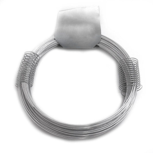 ALAMBRE ZINCADO N° 8, 200 gr, CALIBRE 1,30 mm x 20 m