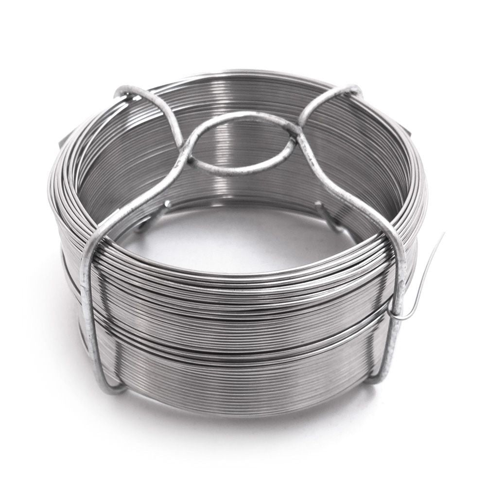 ALAMBRE ACERO INOXIDABLE N° 3, 200 gr, CALIBRE 0,80 mm x 50 m