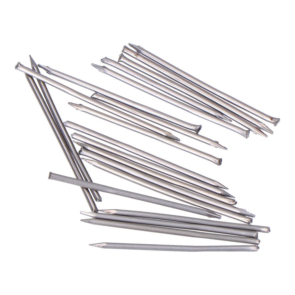 PUNTA AGUJA ACERO PARA TAPETA 2,5 cm, PACK 100 uds