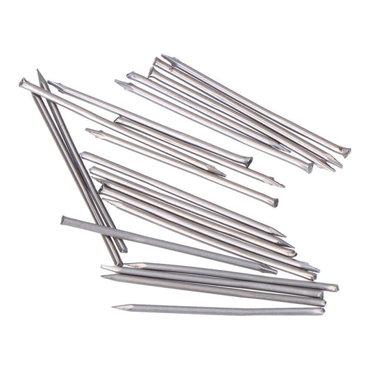 PUNTA AGUJA ACERO PARA TAPETA 2,5 cm, PACK 100 uds
