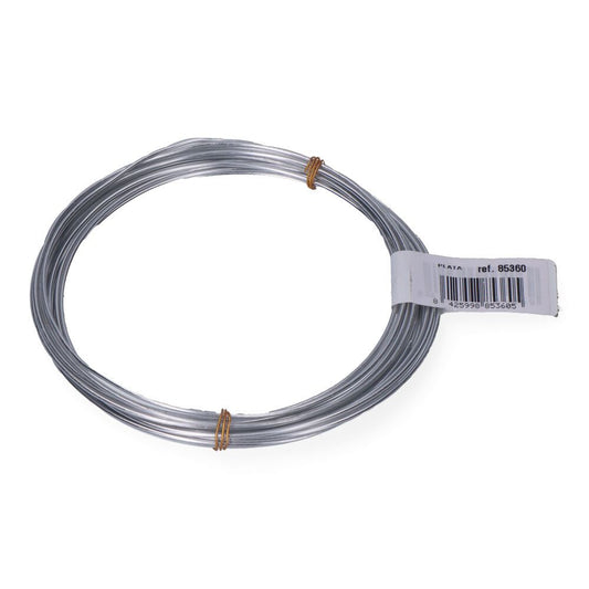 ALAMBRE ALUMINIO PLATA, CALIBRE Ø1,5 mm x 5 m