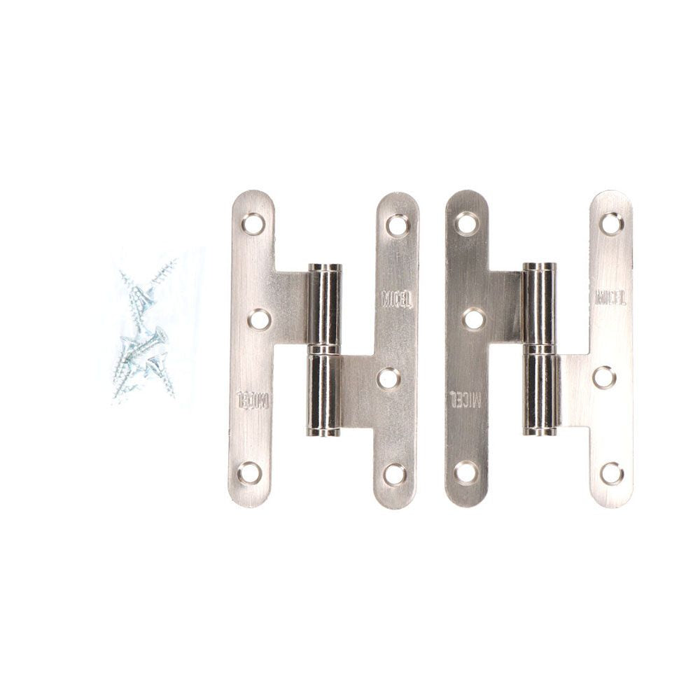 PERNIO SIN REMATE PN04 DERECHA 100x58mm  NÍQUEL SATINADO