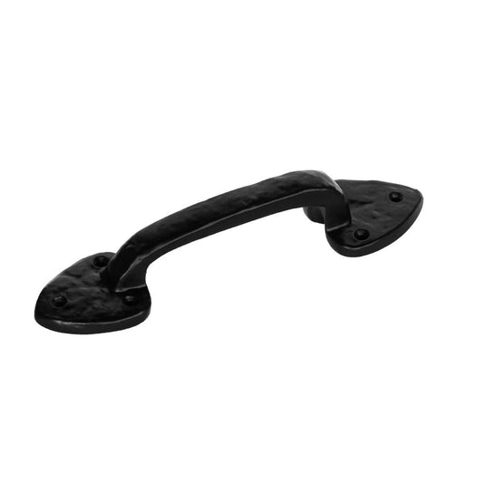 TIRADOR DE PUERTA STANDARD 210 mm. HIERRO FORJADO NEGRO