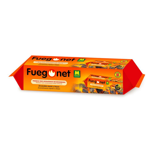 TRONCO 100% ECOLOGICO - FUEGONET 20 x 7,5 x 7,5 cm