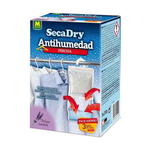 SECADRY PERCHA ANTIHUMEDAD 3 x 210 g