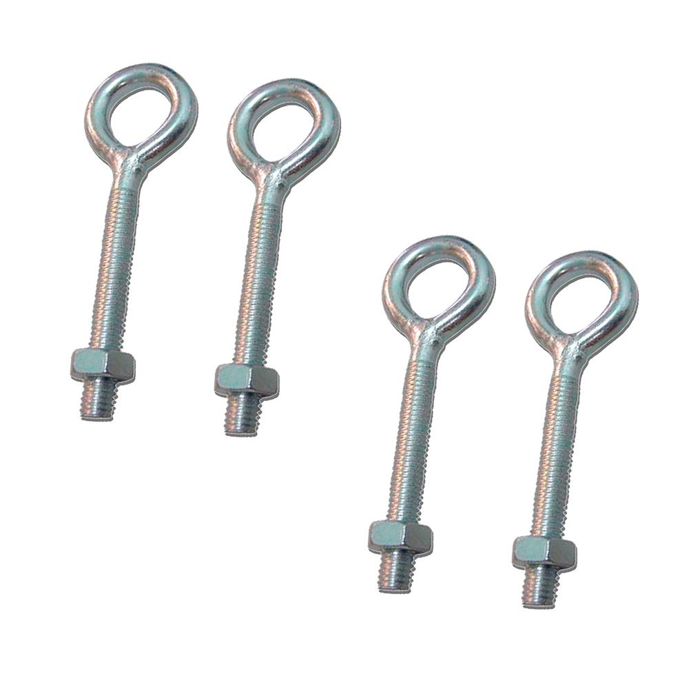 HEMBRILLA SOLDADA CON TUERCA HM01, M3 x 20 mm, ZINCADO, BLISTER 4 uds
