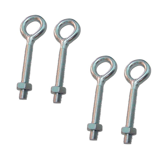 HEMBRILLA SOLDADA CON TUERCA HM01, M3 x 20 mm, ZINCADO, BLISTER 4 uds