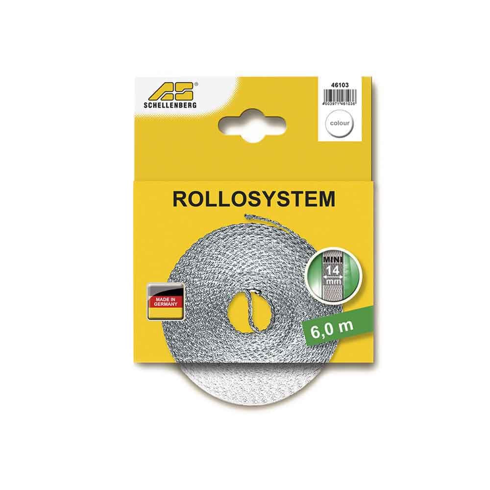 CINTA DE PERSIANA BLANCA 14 mm x 6 m