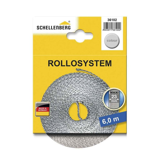 CINTA DE PERSIANA GRIS 23 mm x 6 m