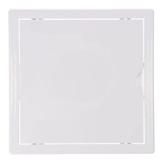TAPA DE REGISTRO CUADRADA EMPOTRABLE ABS 20x20cm BLANCA