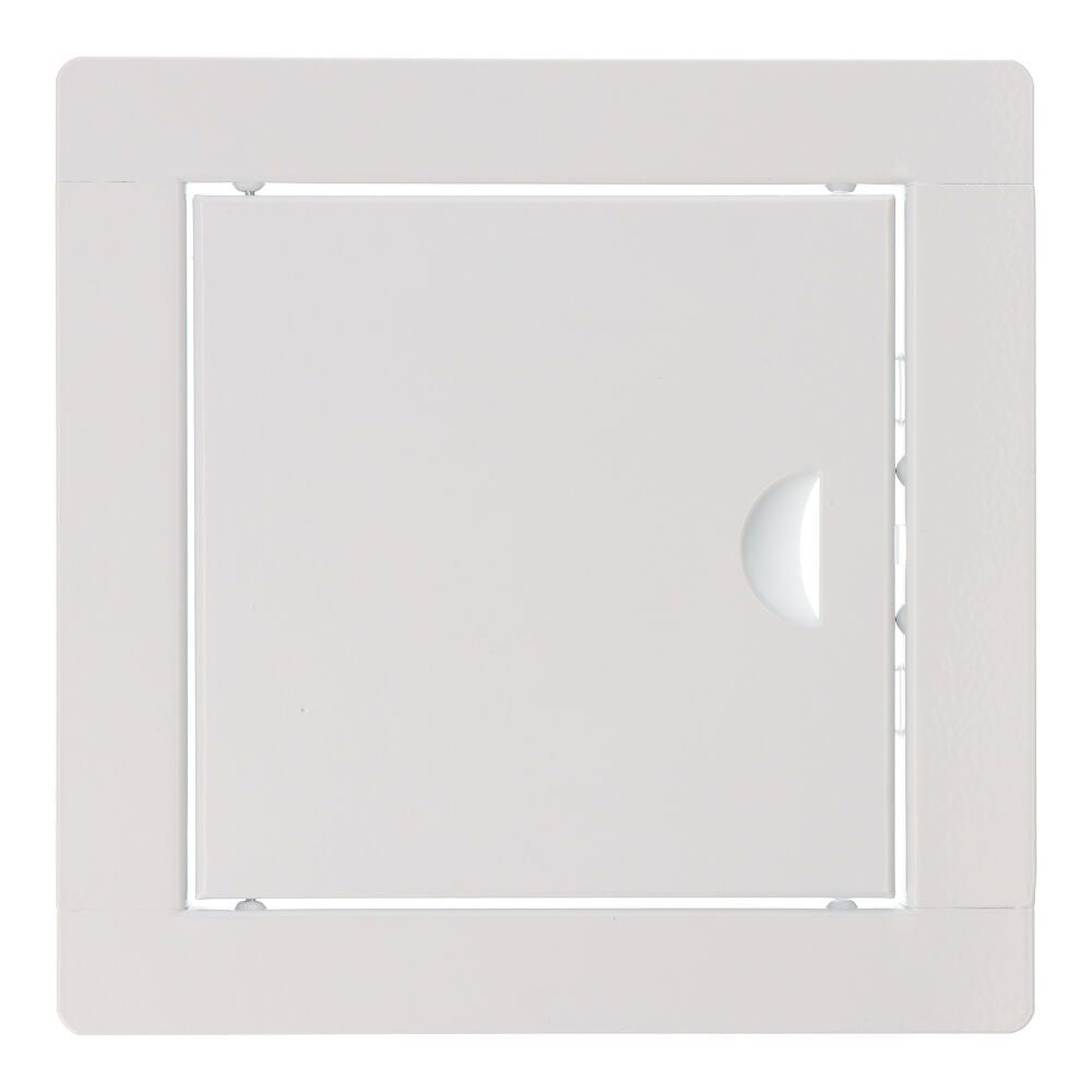 TAPA DE REGISTRO CUADRADA EMPOTRABLE ACERO 15x15cm BLANCA