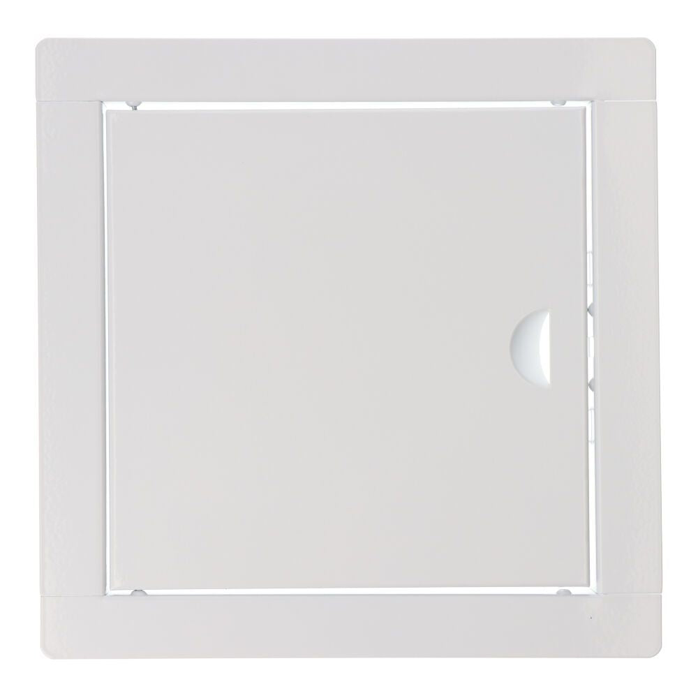 TAPA DE REGISTRO CUADRADA EMPOTRABLE ACERO 20x20cm BLANCA