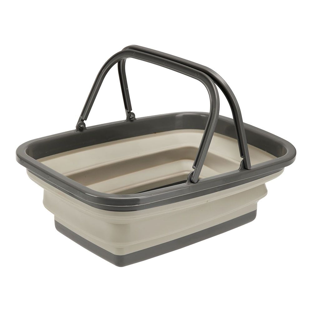 CESTA DE LA COMPRA PLEGABLE, COLORES SURTIDOS, 380 x 285 x 160 mm