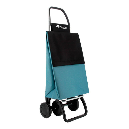 CARRO DE LA COMPRA BASIC LN 4 AZUL - NEGRO