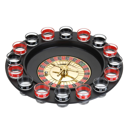 JUEGO DE CHUPITOS RULETA Ø30x7cm