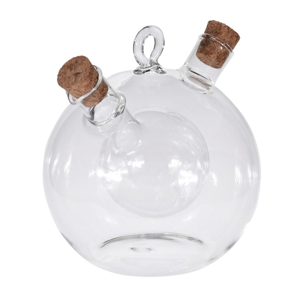 ACEITERA Y VINAGRERA DE CRISTAL 2 EN 1 350 ml