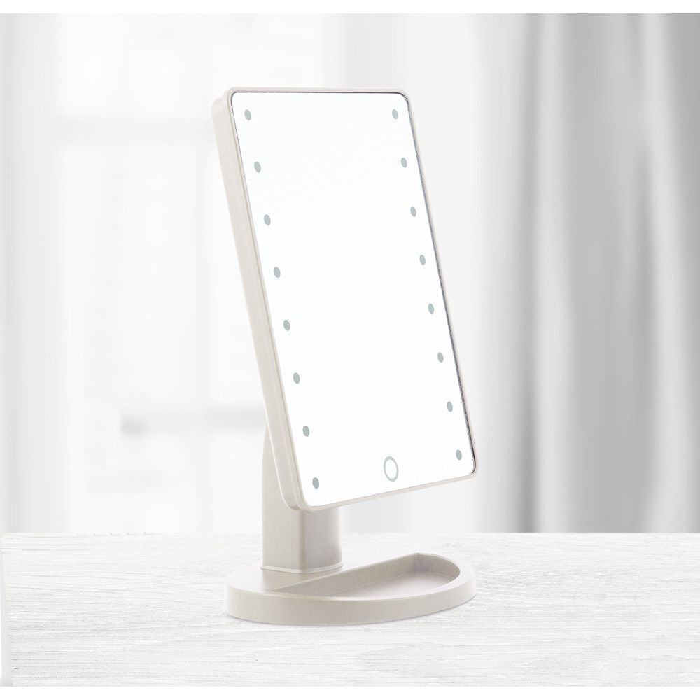 ESPEJO LED TÁCTIL DE SOBREMESA