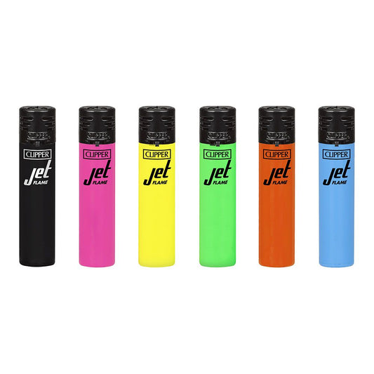 ENCENDEDOR JET FLAME LLAMA ANTIVIENTO SHINY COLORES SURTIDOS