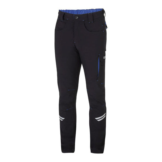PANTALÓN LIGERO TÉCNICO NEGRO/AZUL KANSAS T4 - XL