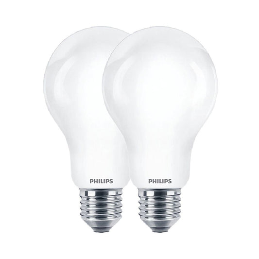 BOMBILLA ESTÁNDAR LED E27 8,5 W 1055 lm 2700 K LUZ CÁLIDA, 2 uds