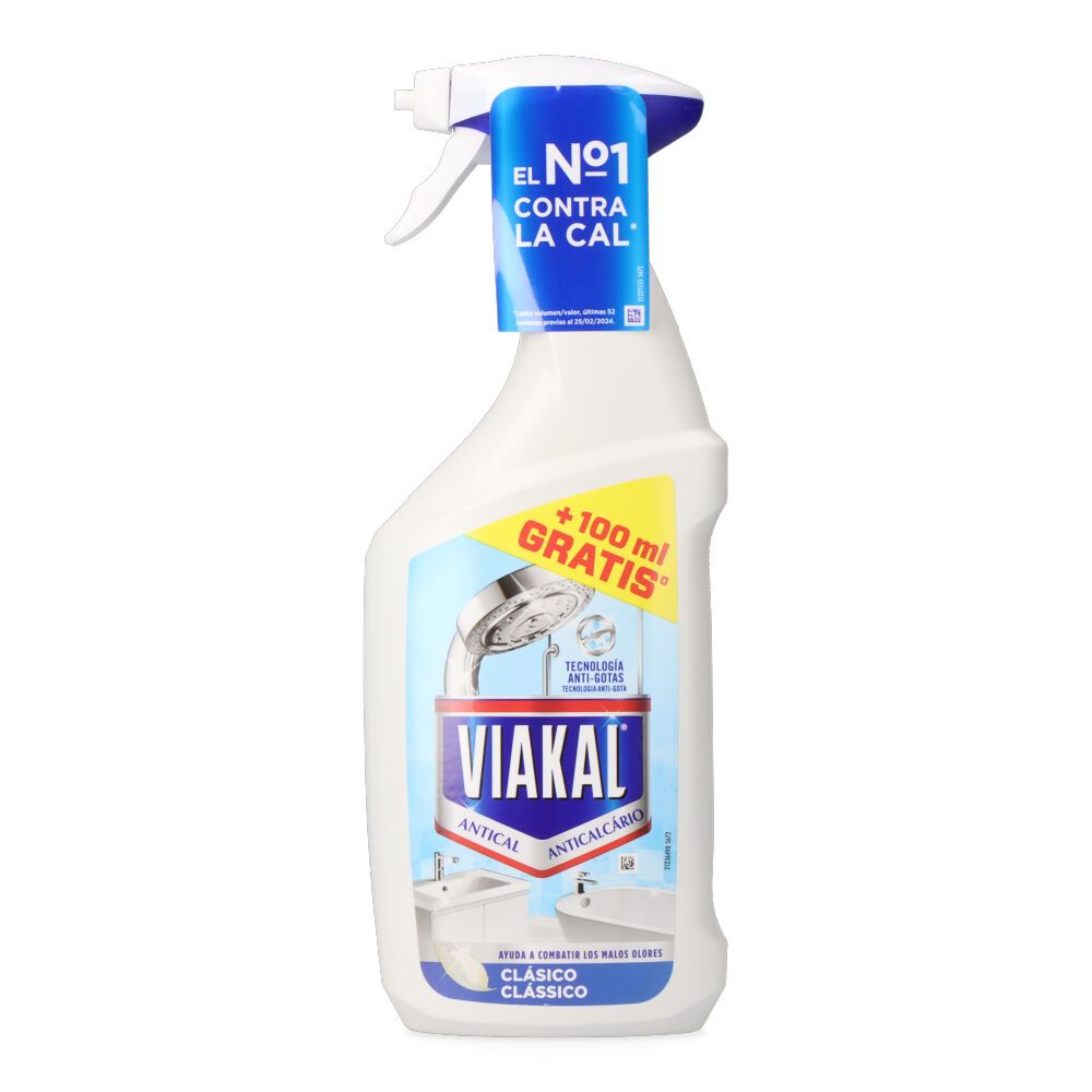 LIMPIADOR ANTICAL GEL SPRAY 700 ml + 100 ml GRATIS