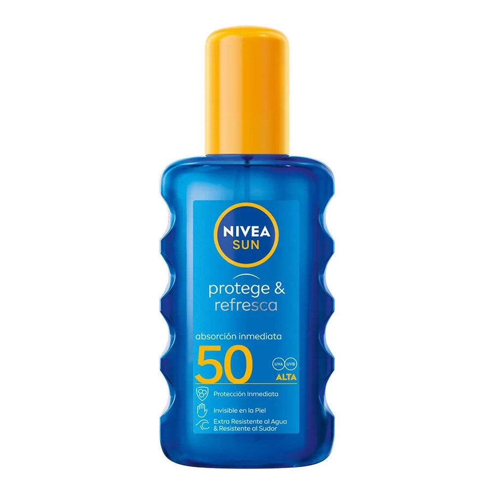 LOCIÓN SOLAR INVISIBLE SPRAY PROTEGE Y REFRESCA F50 200 ml