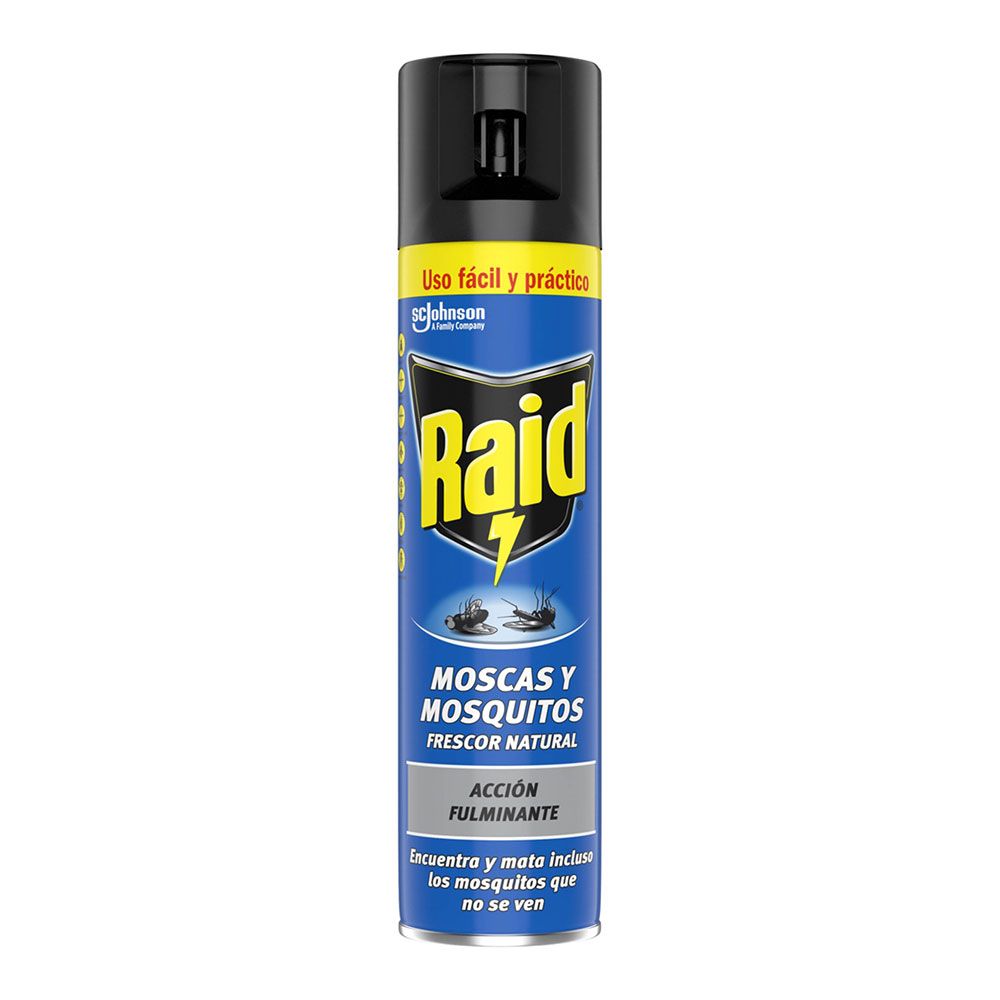 INSECTICIDA ESPECIAL MOSCAS Y MOSQUITOS FRESCOR NATURAL 400 ml