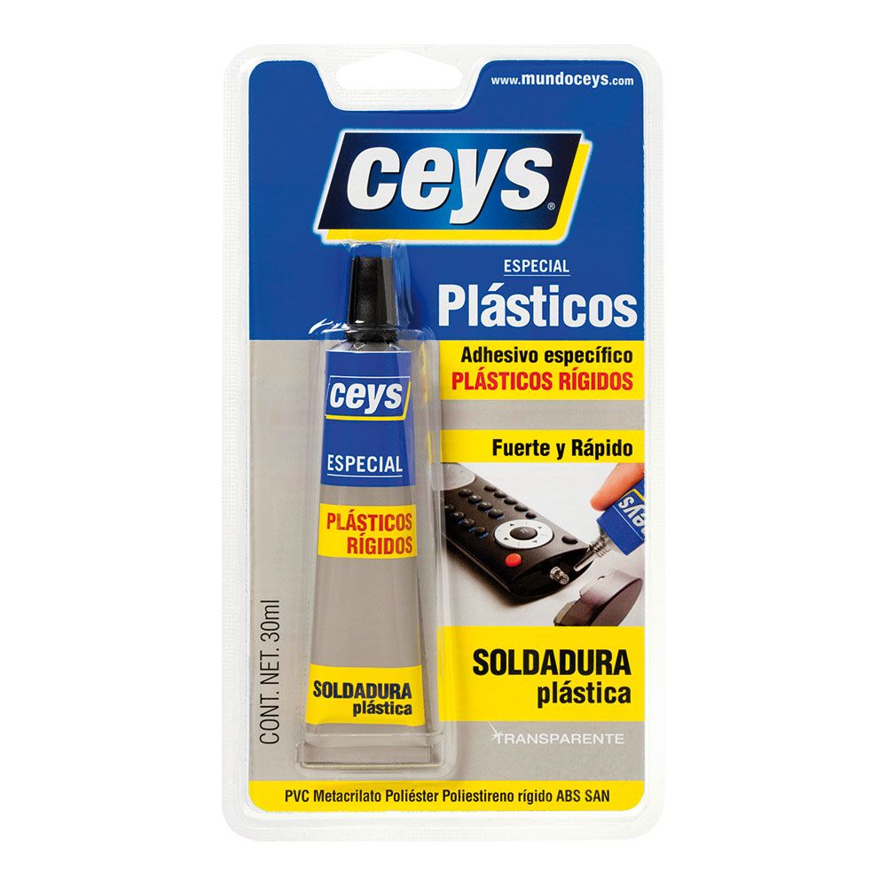 ADHESIVO PLÁSTICOS RÍGIDOS 30 ml