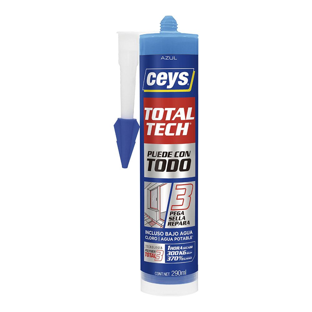 ADHESIVO SELLADOR TOTAL TECH AZUL 290 ml