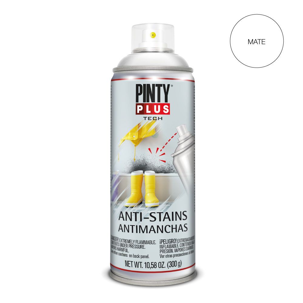 PINTURA EN SPRAY TECH 520 cc ANTIMANCHAS X101 BLANCO