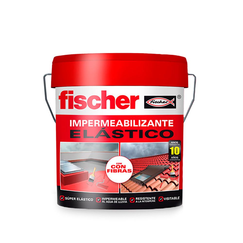 IMPERMEABILIZANTE BLANCO CON FIBRAS 4 L