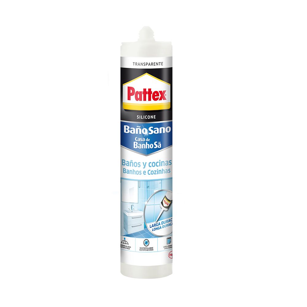 SILICONA BAÑOS Y COCINAS TRANSPARENTE 280 ml