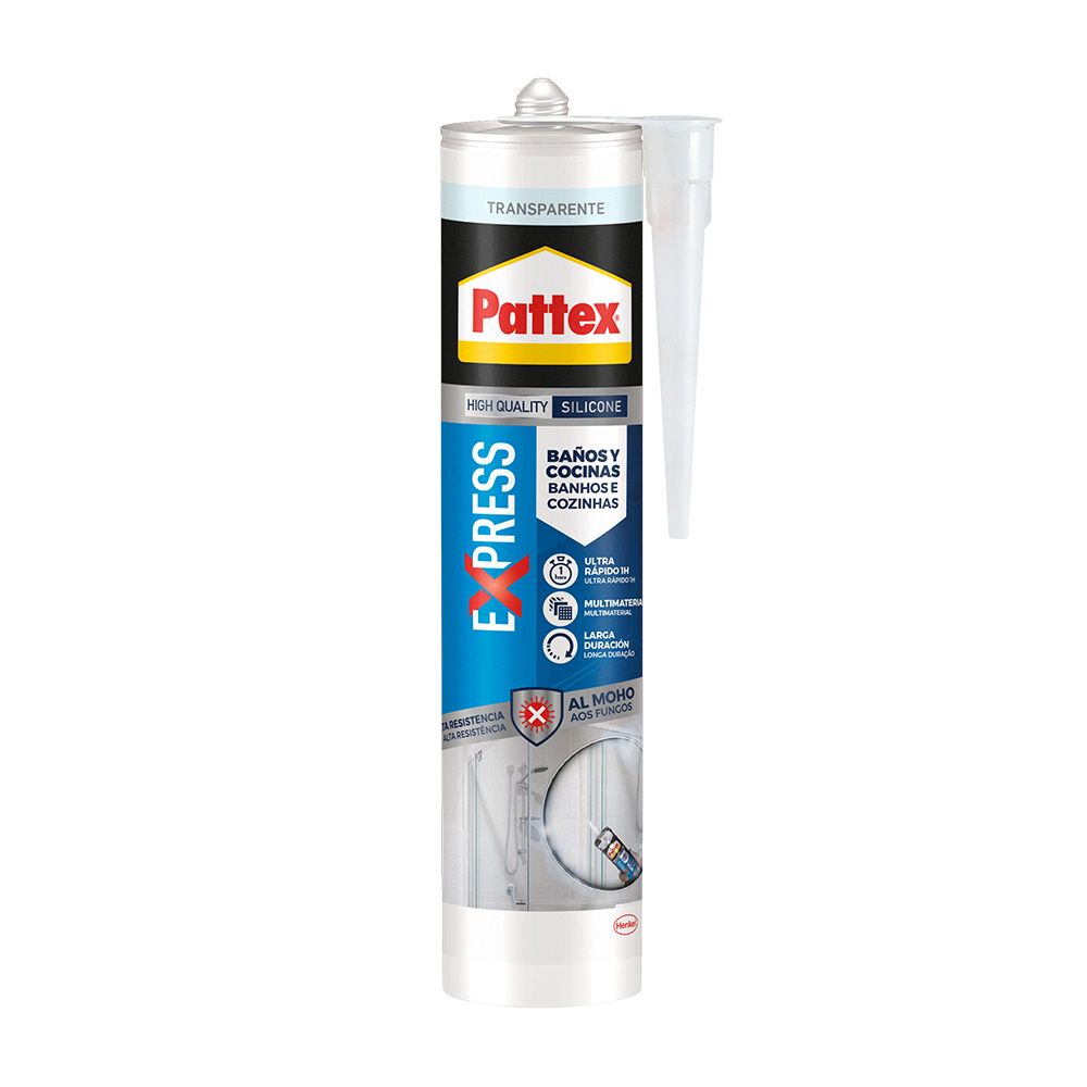 SILICONA EXPRESS BAÑOS Y COCINAS TRANSPARENTE 280 ml
