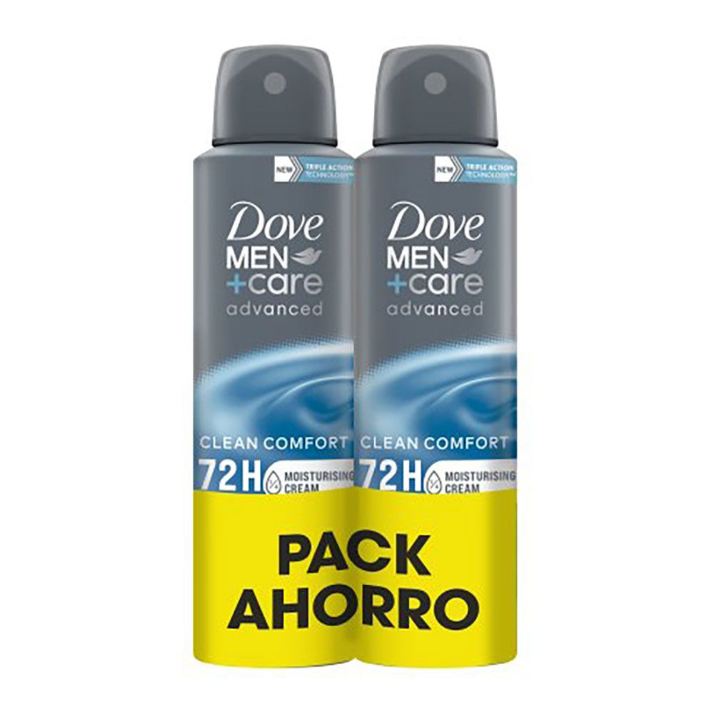 DESODORANTE SPRAY MEN CLEAN CONFORT 150 ml, PACK 2 uds