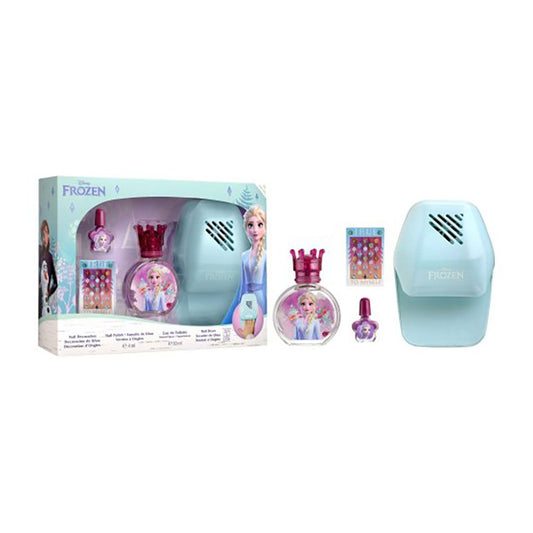 FROZEN ESTUCHE COLONIA 50 ml VAPORIZADOR + ESMALTE, DECORACIÓN Y SECADOR DE UÑAS