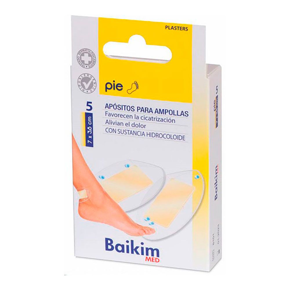 APÓSITOS PARA AMPOLLAS 5 uds