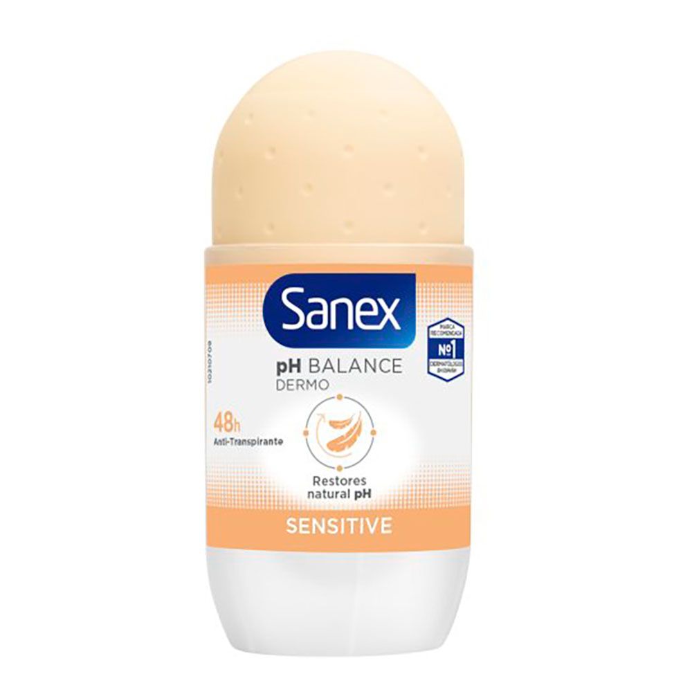 DESODORANTE ROLL-ON DERMO SENSITIVE 48 h, 50 ml