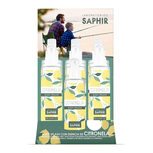 SPRAY REPELENTE DE INSECTOS Y MOSQUITOS CITRONELA BODY SPLASH 200 ml, EXPOSITOR 12 uds