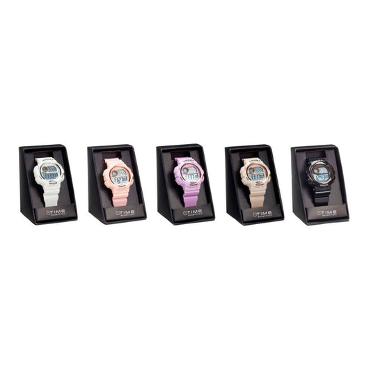 RELOJ FEMENINO DE PULSERA DEPORTIVO DIGITAL 5 COLORES SURTIDOS