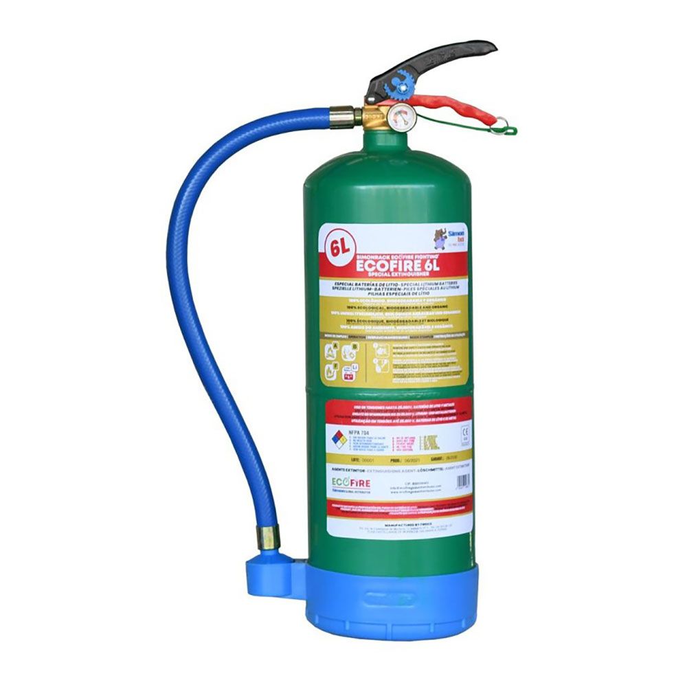 EXTINTOR ECOFIRE EXT006G VERDE 6 l