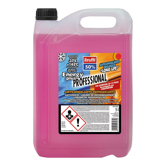 ANTICONGELANTE ENERGY PLUS 50%, PROFESSIONAL, 5 L, ROSA