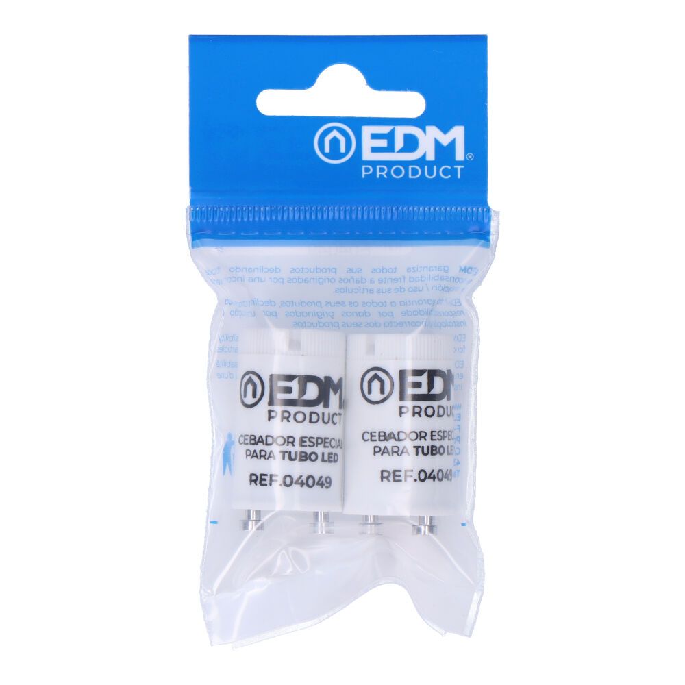 CEBADOR TUBOS LED, PACK 2 unidades