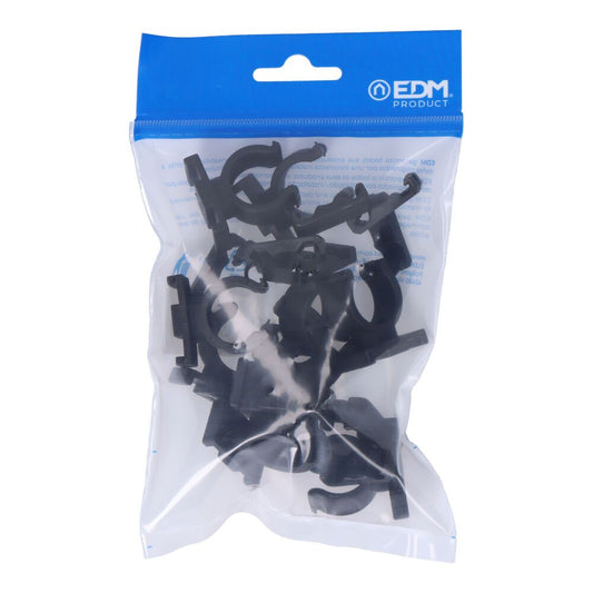 ABRAZADERA NYLON NEGRA PARA FERROPLAST M-20 (BOLSA 10 unid)