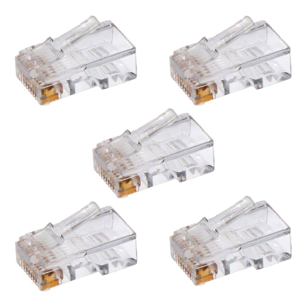 CLAVIJA TELEFONO 8 VIAS ADSL ENVASADAS CAT.5  (5 unid.)