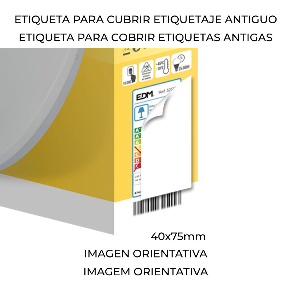 PEGATINA EFICIENCIA ENERGÉTICA PARA 30012