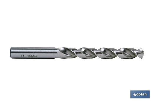 BROCA HSS-CO ACERO INOXIDABLE 13 mm Venta unitaria