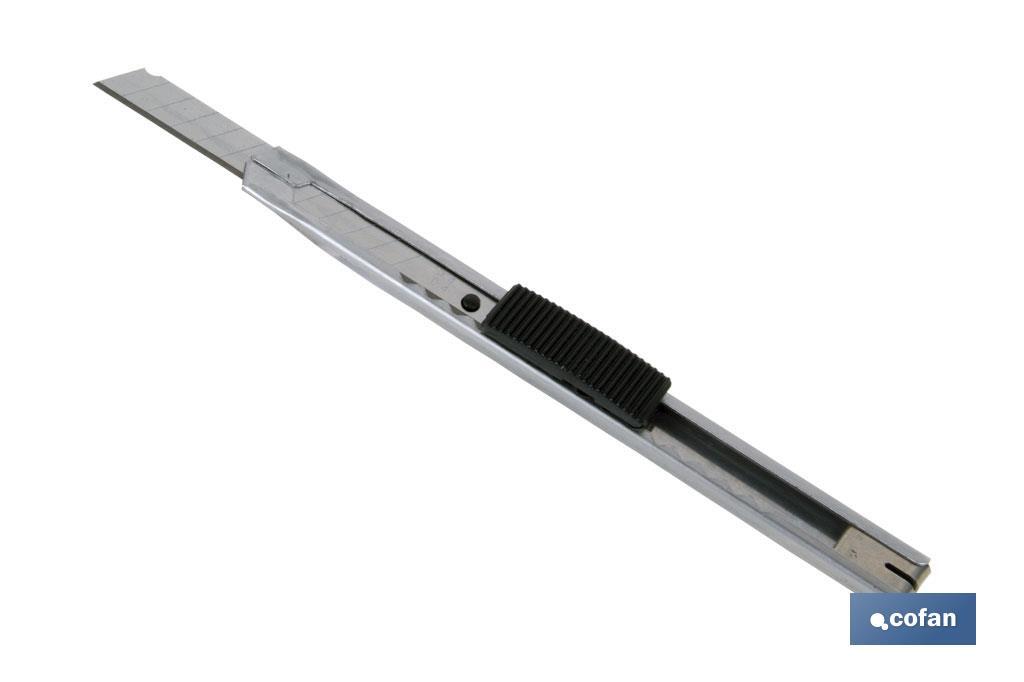 CUTTER METÁLICO INOX (9 MM)