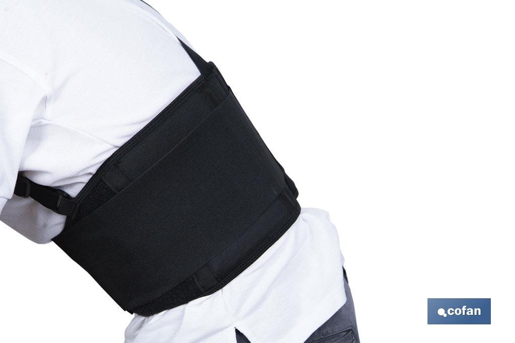 FAJA DE TRABAJO CON TIRANTES TALLA XL
