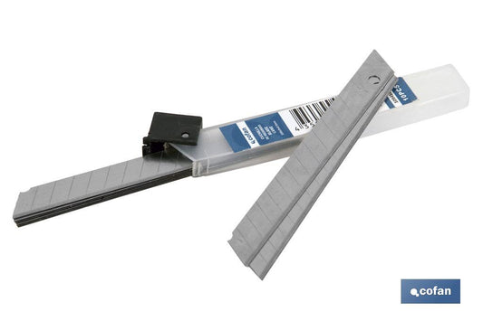 RECAMBIO 10 UDS. CUTTER METÁLICO (9 MM)